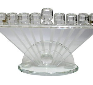 חנוכיית קריסטל "ענפים" 19 ס"מ